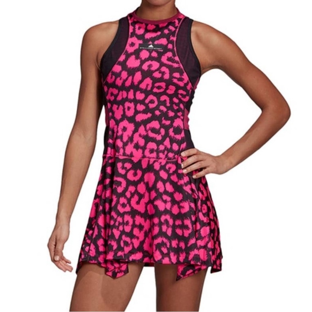 Adidas by Stella McCartney Tennis Court Dress (Shock Pink) NWT Sz Small